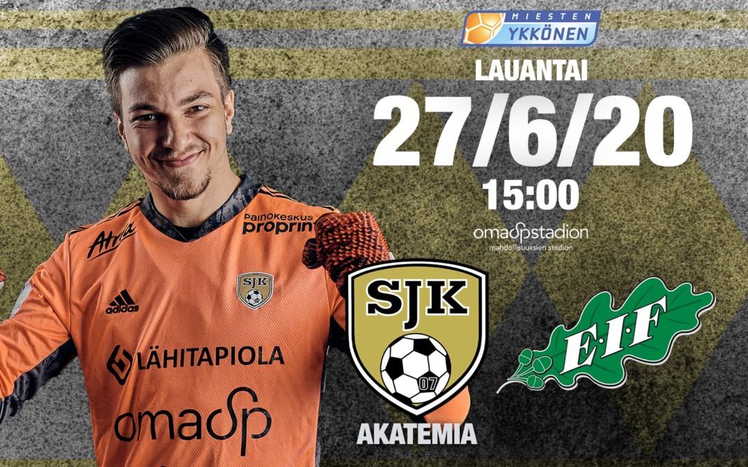 Ykkönen starttaa lauantaina SJK Akatemia vs. EIF -ottelulla