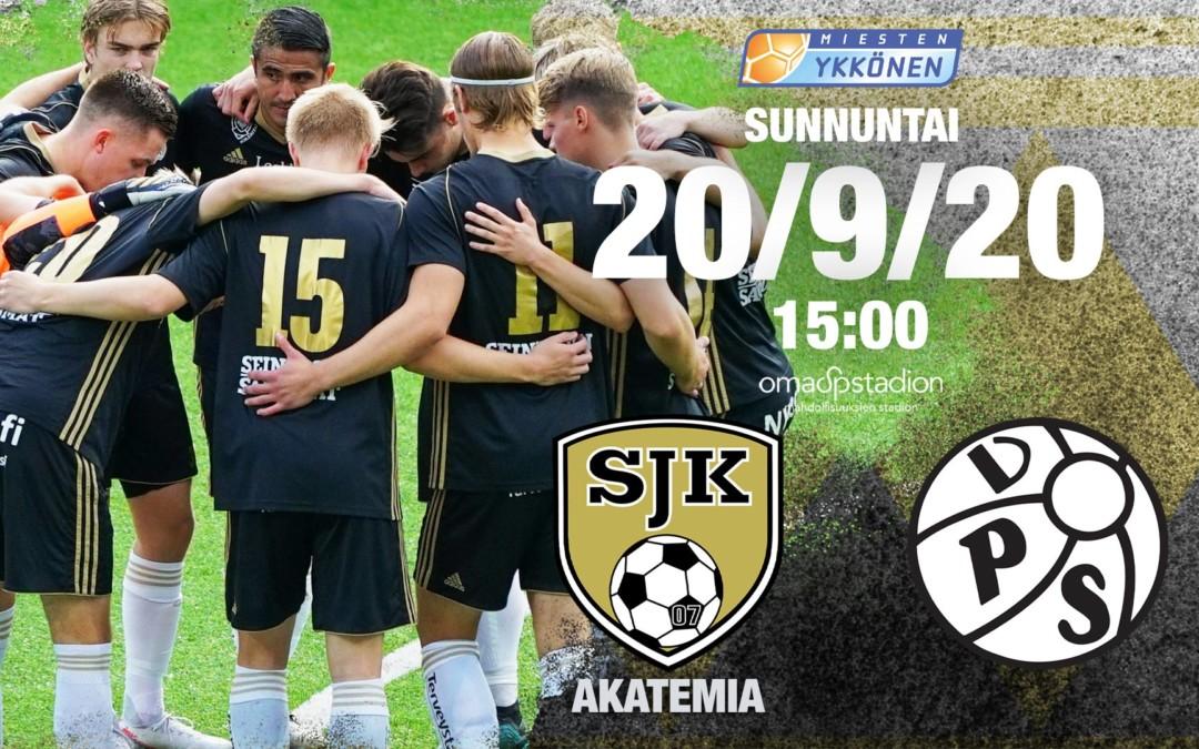 SJK Akatemia ja VPS iskevät yhteen sunnuntaina