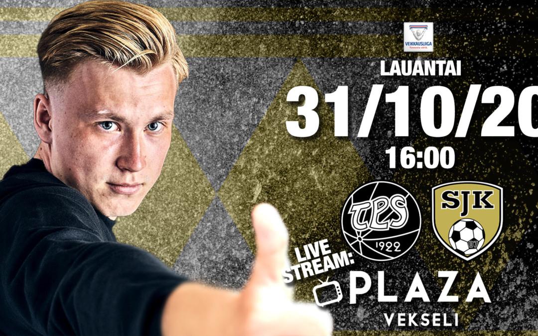 Lauantaina TPS – SJK klo 16:00