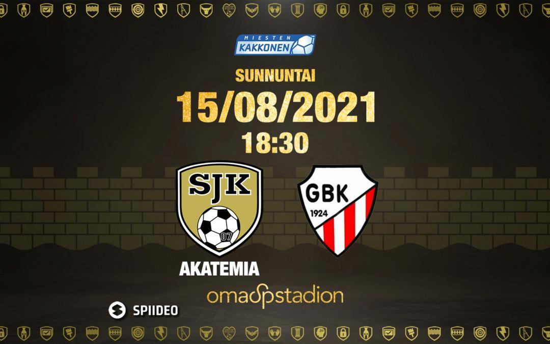 SJK Akatemia kohtaa GBK:n sunnuntaina OmaSp Stadionilla