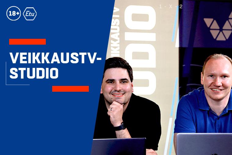 Veikkausliigan kausikatsaus VeikkausTV-Studiossa perjantaina 13.8