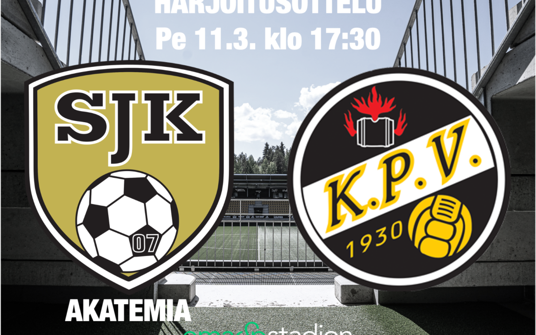 SJK Akatemia vs. KPV perjantaina OmaSp Stadionilla