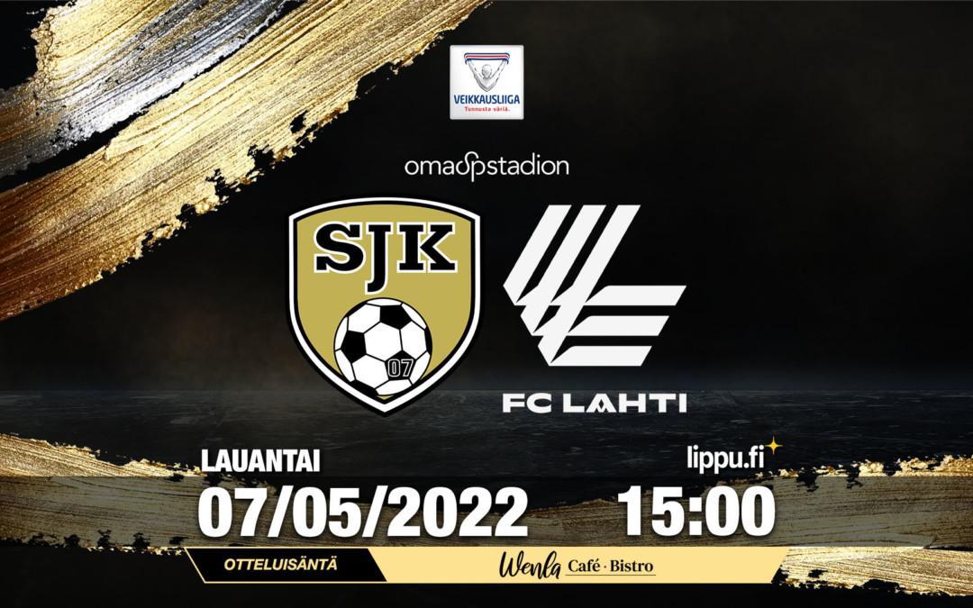 Lauantaina SJK – FC Lahti klo 15:00 OmaSp Stadionilla