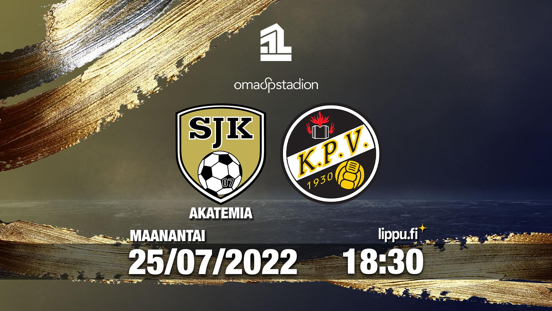 Pohjanmaan Derby SJK Akatemia - KPV Maanantaina - SJK