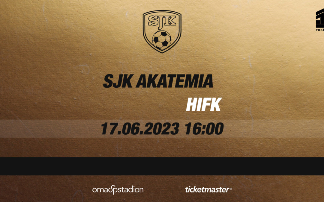Ykkösen huippuottelu SJK Akatemia – HIFK lauantaina OmaSp Stadionilla