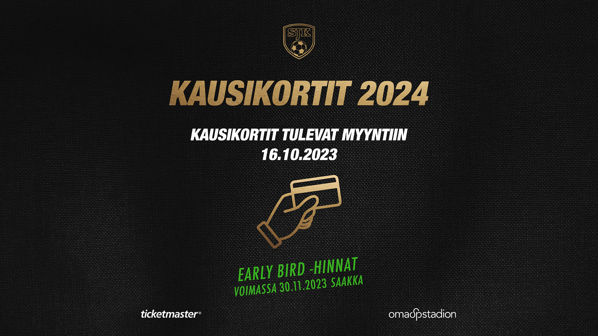 Kausikortit Kaudelle 2024 Tulevat Myyntiin 16.10. - SJK