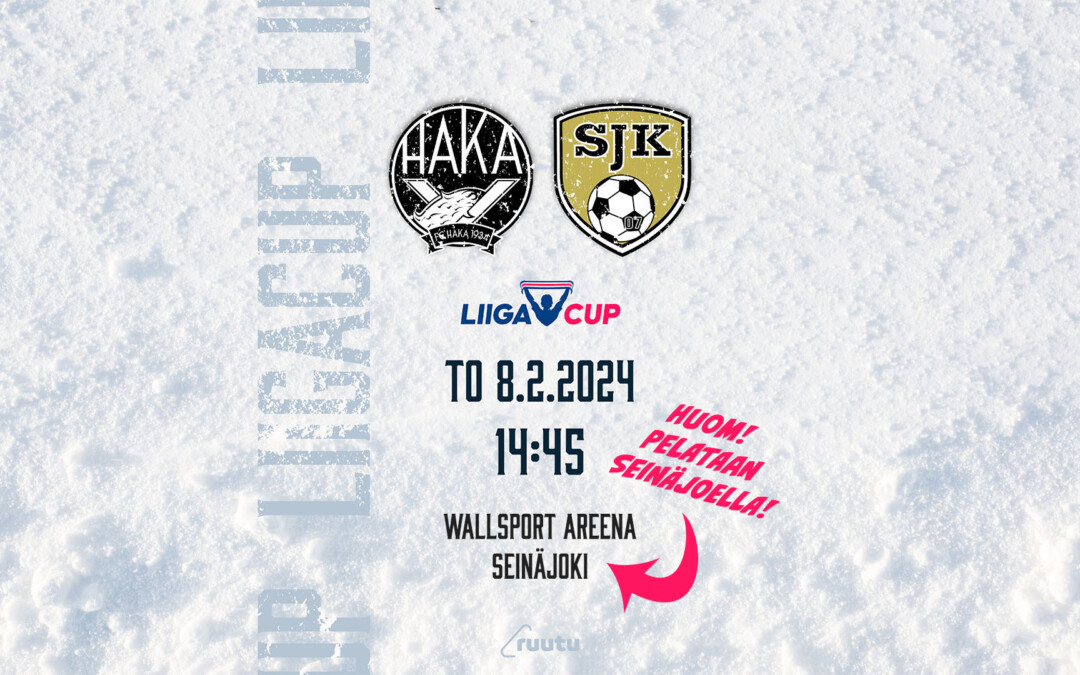 FC Haka – SJK pelataan tulevana torstaina