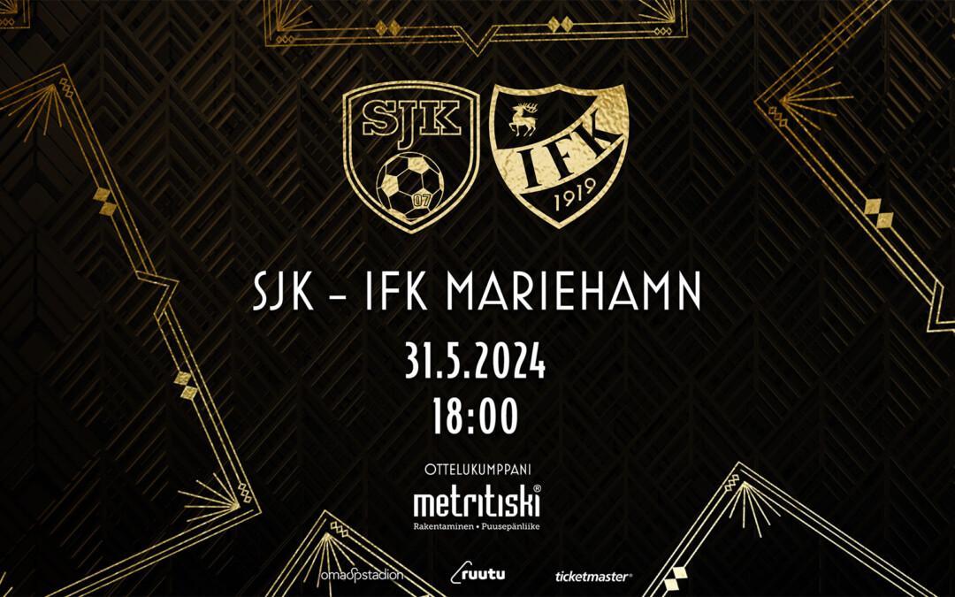 OTTELUENNAKKO: SJK isännöi IFK Mariehamnia perjantaina