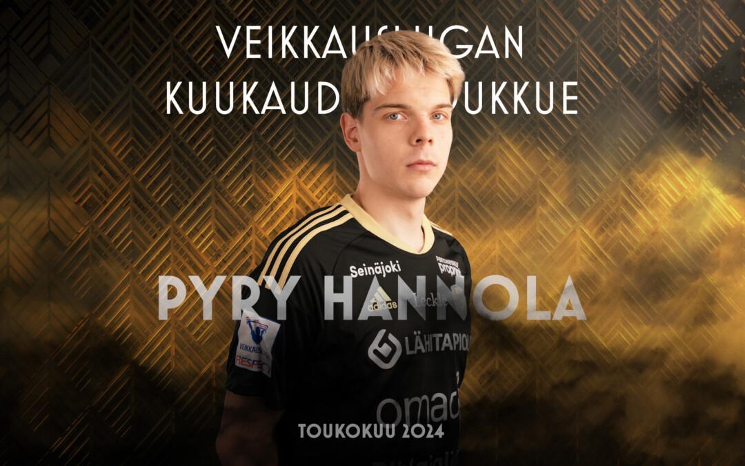 Pyry Hannola Veikkausliigan toukokuun joukkueeseen