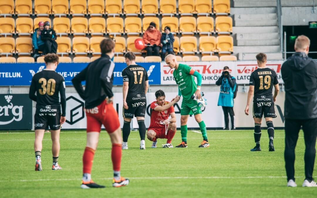 SJK:lle suuri pettymys Pohjanmaan derbyssä