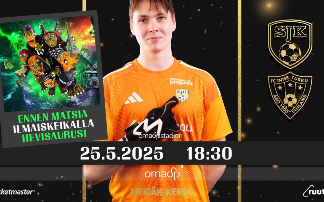SJK ja FC Inter iskevät yhteen sunnuntaina OmaSp Stadionilla