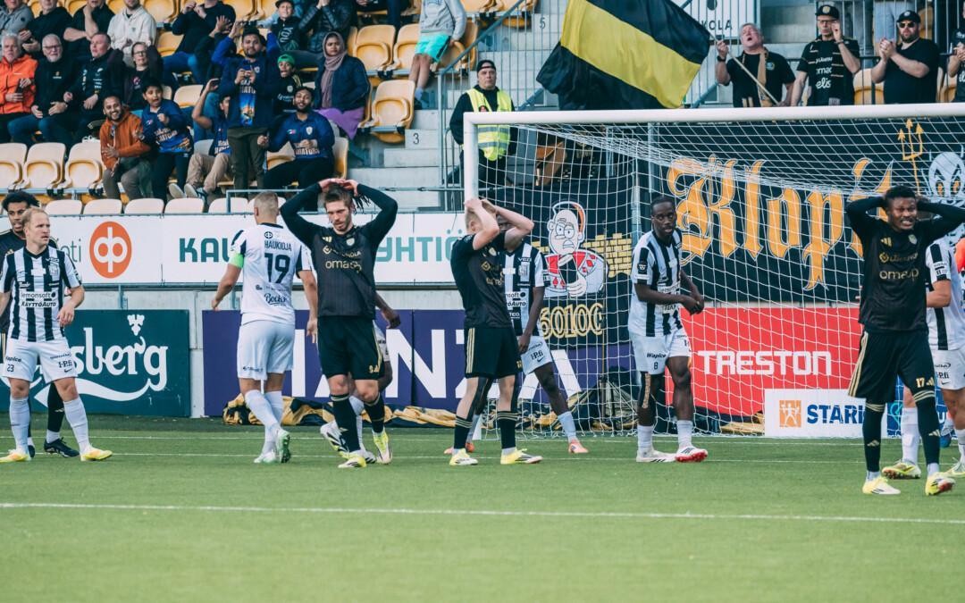 Katkera tappio derbystä loppuhetkien maalilla