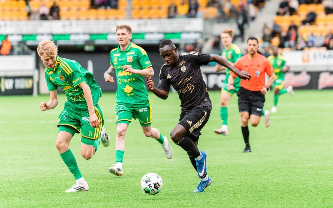 SJK nousi upeasti kahden maalin takaa lopussa tasoihin