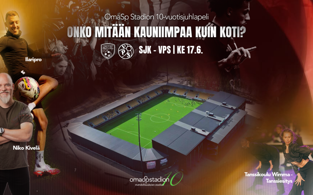 SJK kohtaa VPS:n OmaSp Stadionin 10-vuotisjuhlissa – runsas ohjelma luvassa