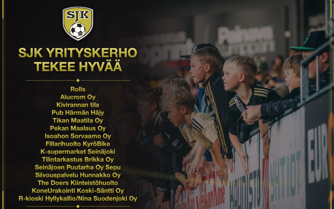 Huomisessa SJK – FC Lahti ottelussa SJK Yrityskerhon mahdollistama hyväntekeväisyyskampanja